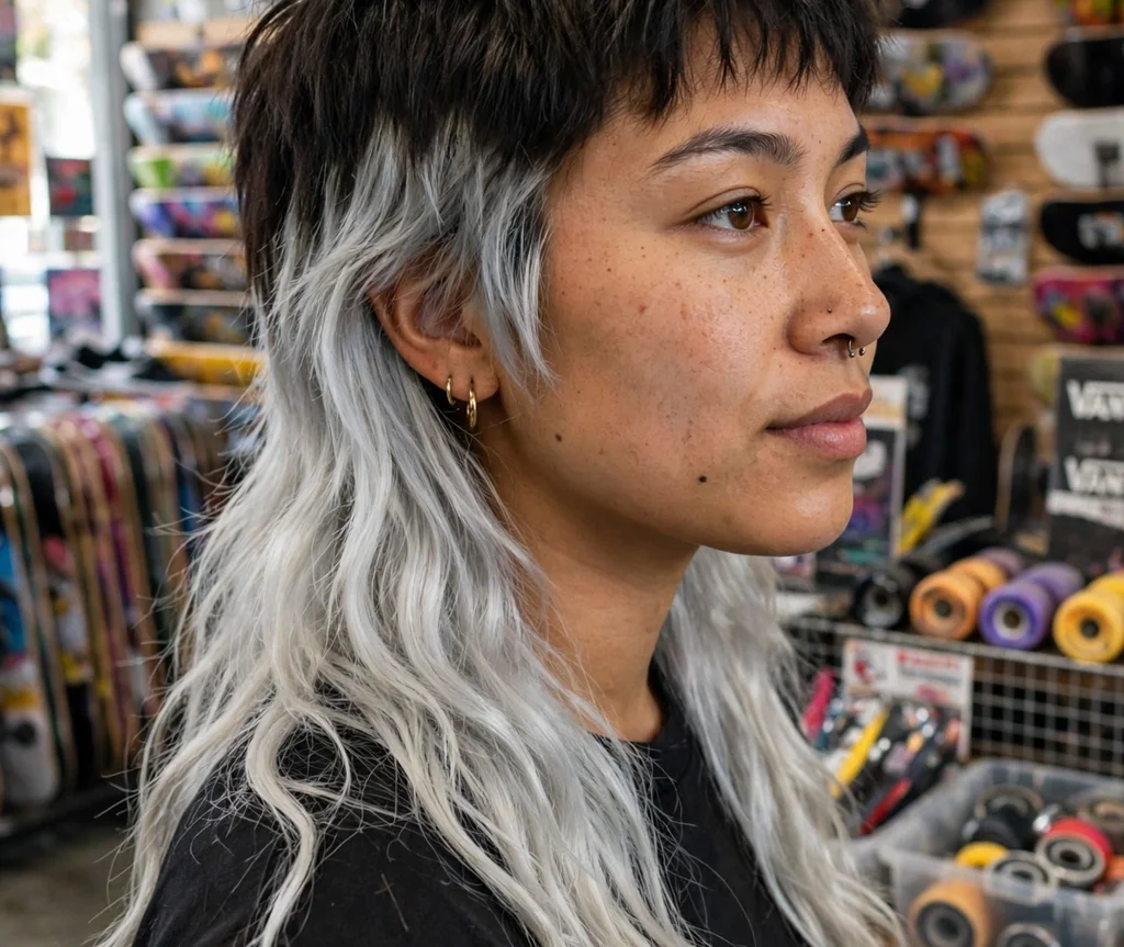 Two-Tone Mullet