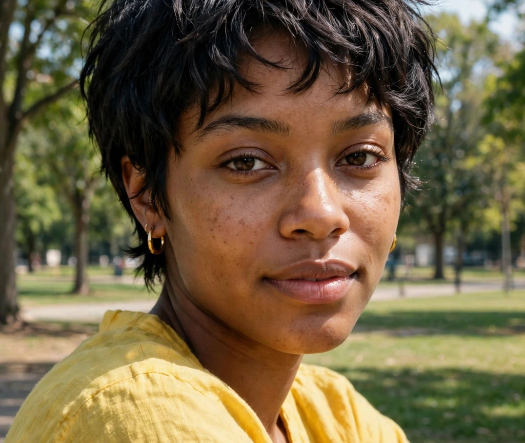 textured pixie bob haircut with choppy layers
