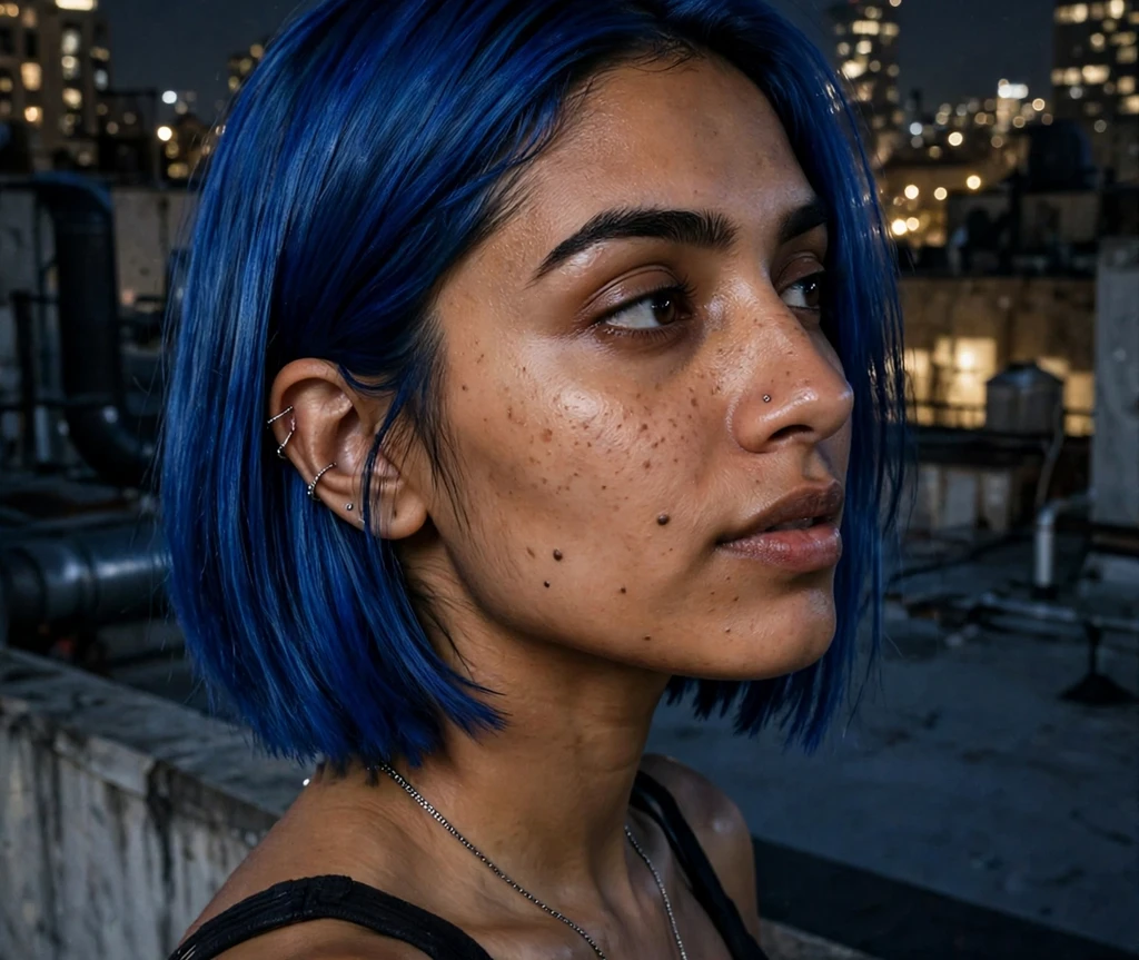 Lavender bob with undercut