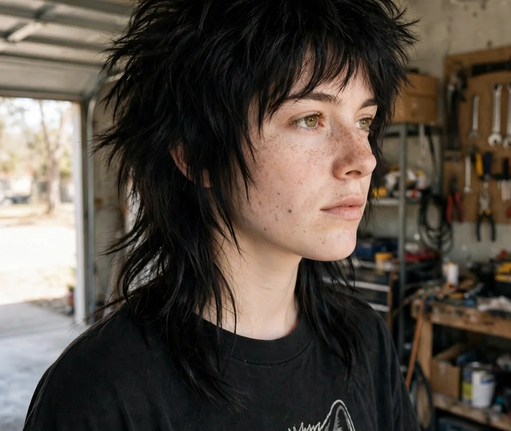 Wolf-Cut Shag Mullet