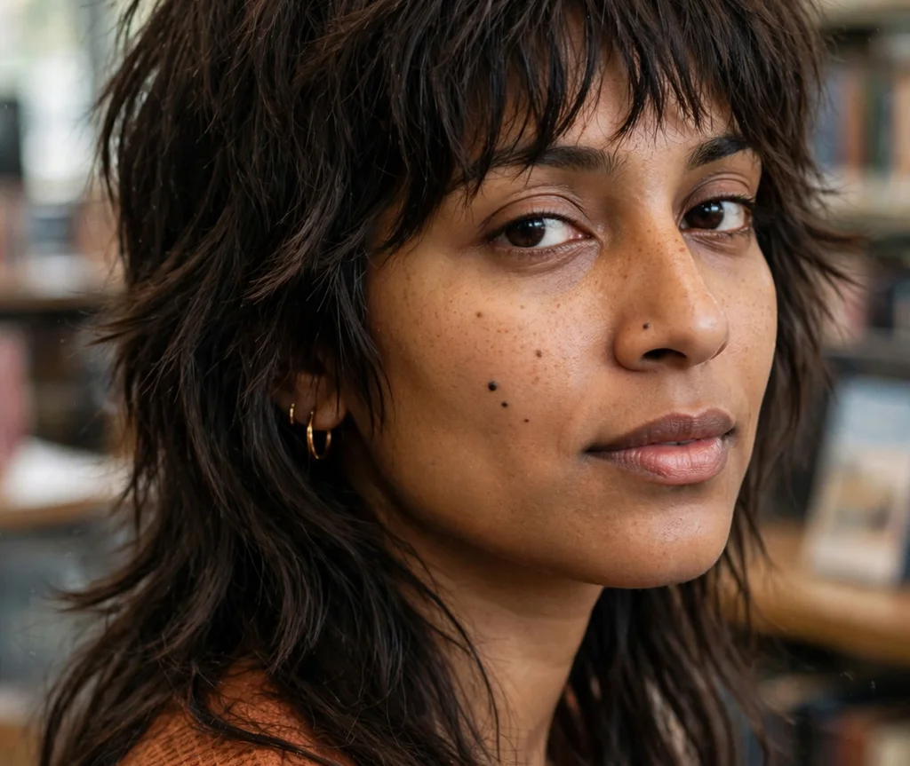 Shag Mullet With Shaggy Bangs