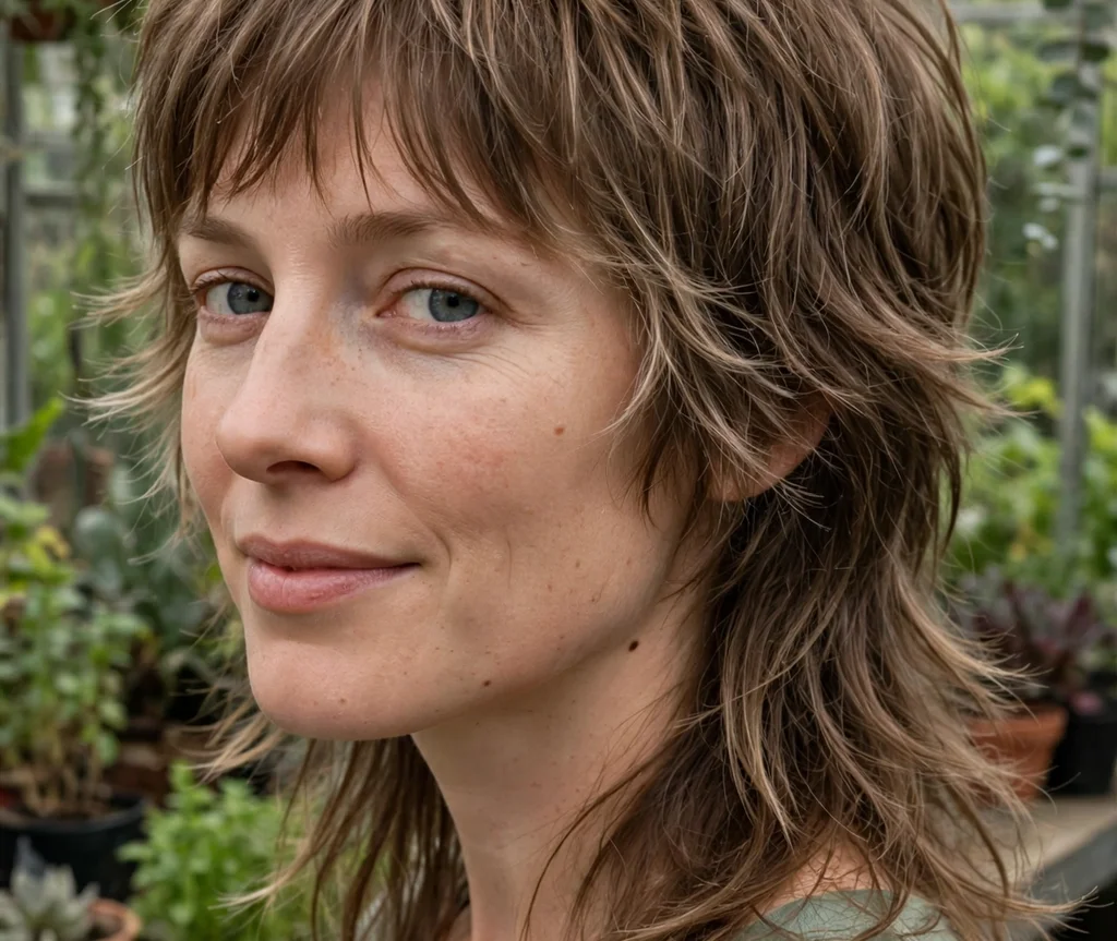 Shag Mullet With Wispy Ends