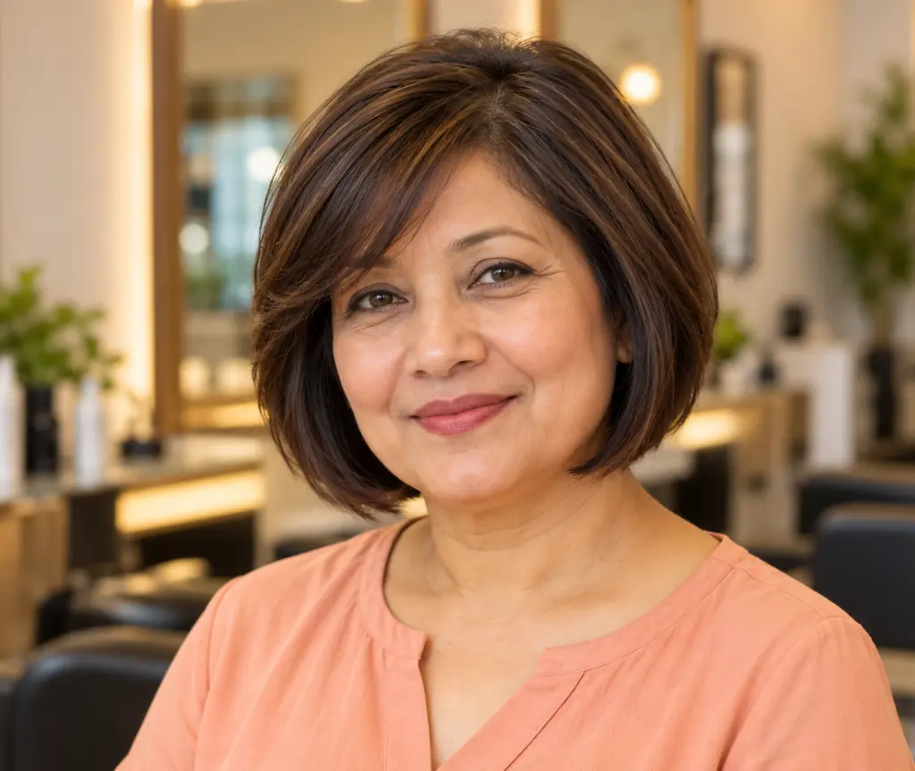 Short Bob with Side Bangs
