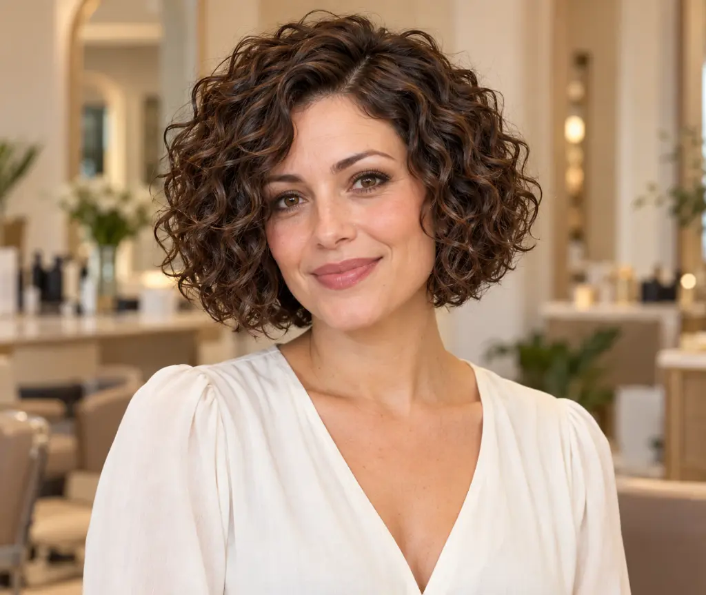 Short Curly Bob Wig