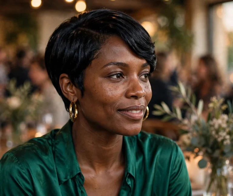 35 Bold Short Hair Color Ideas For Black Hair That Shine