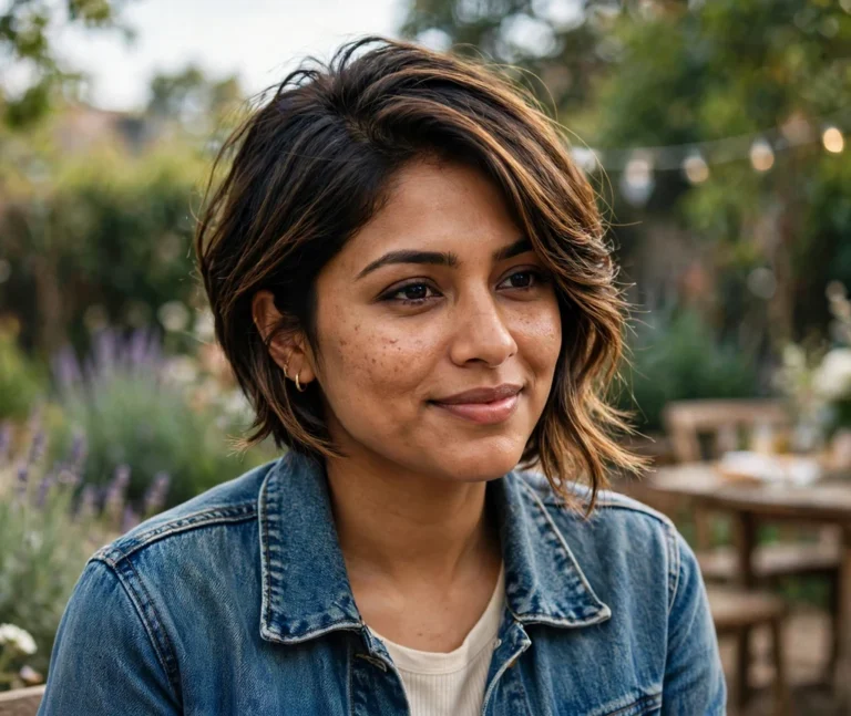 32 Chic Short Hairstyles For Round Faces That Slim And Flatter