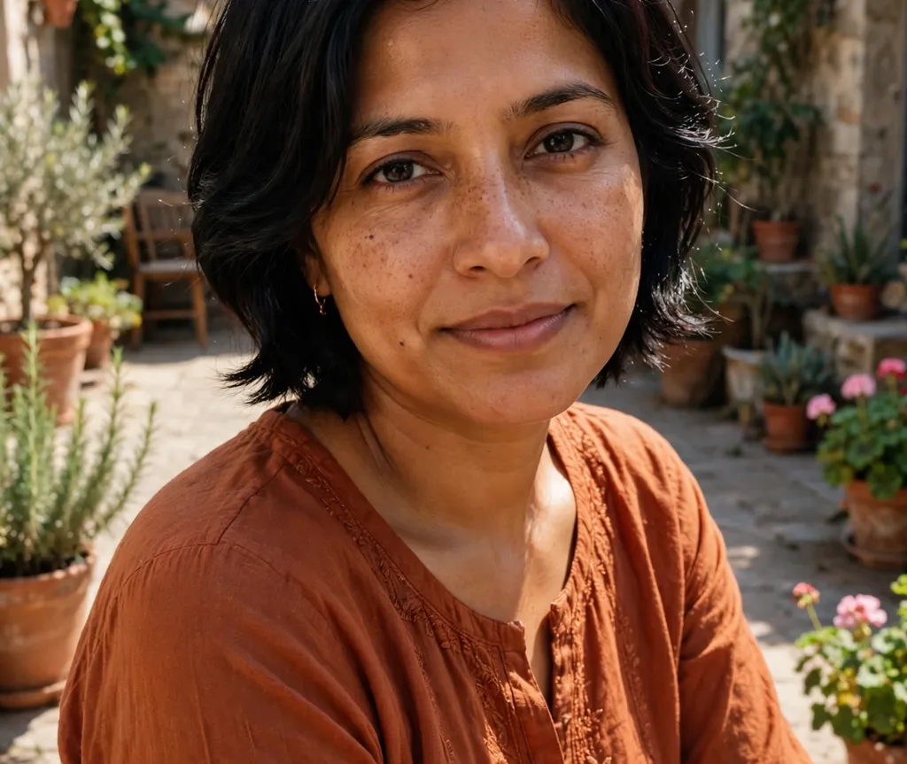 Side-part short layered bob on black hair