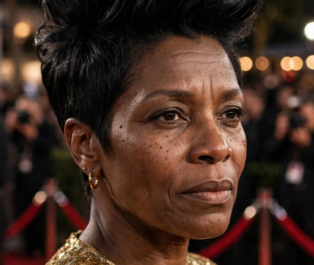Black woman with a statement pixie with dramatic height