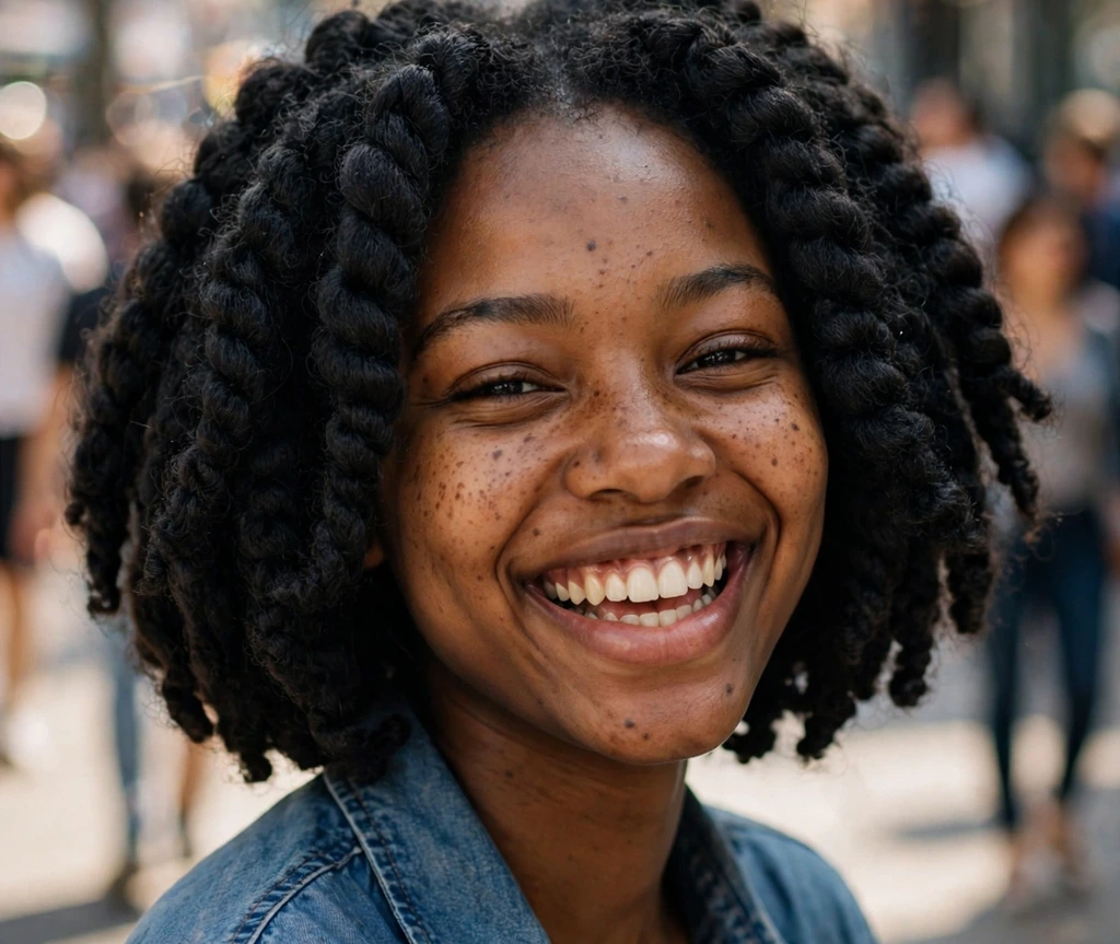 Feed-in cornrows into a neat low bun