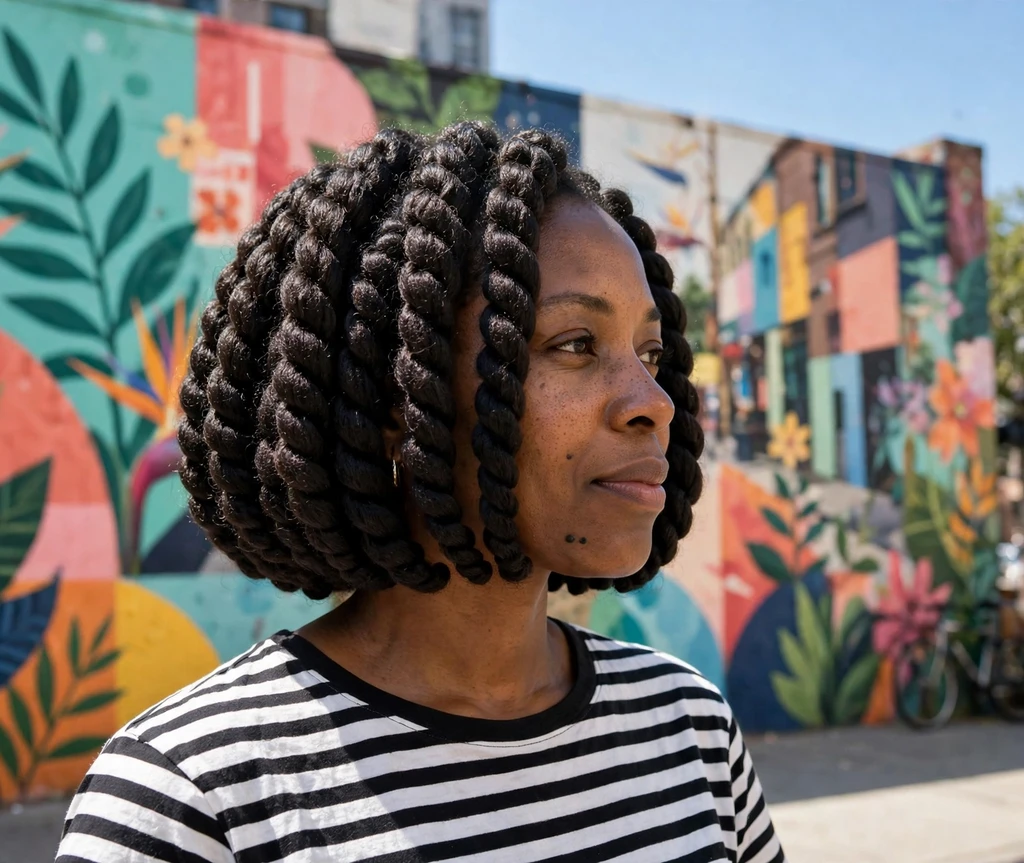 Jumbo two-strand twist bob