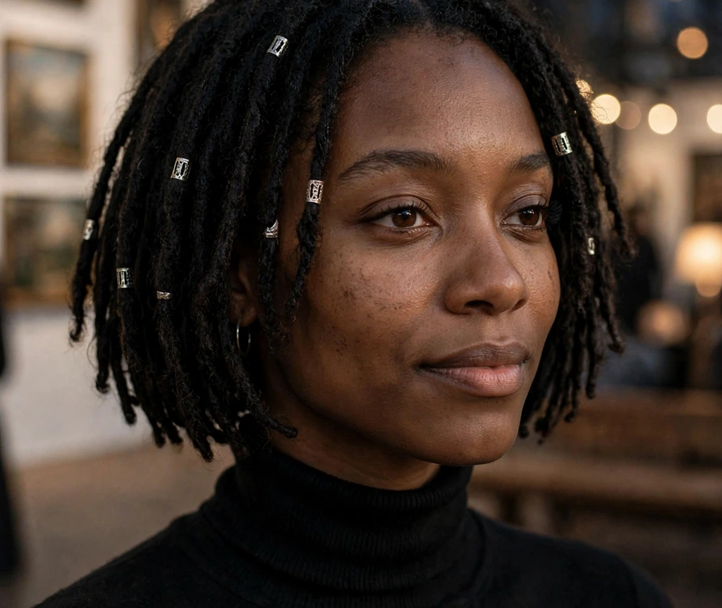 Bouncy bantu knot-out bob