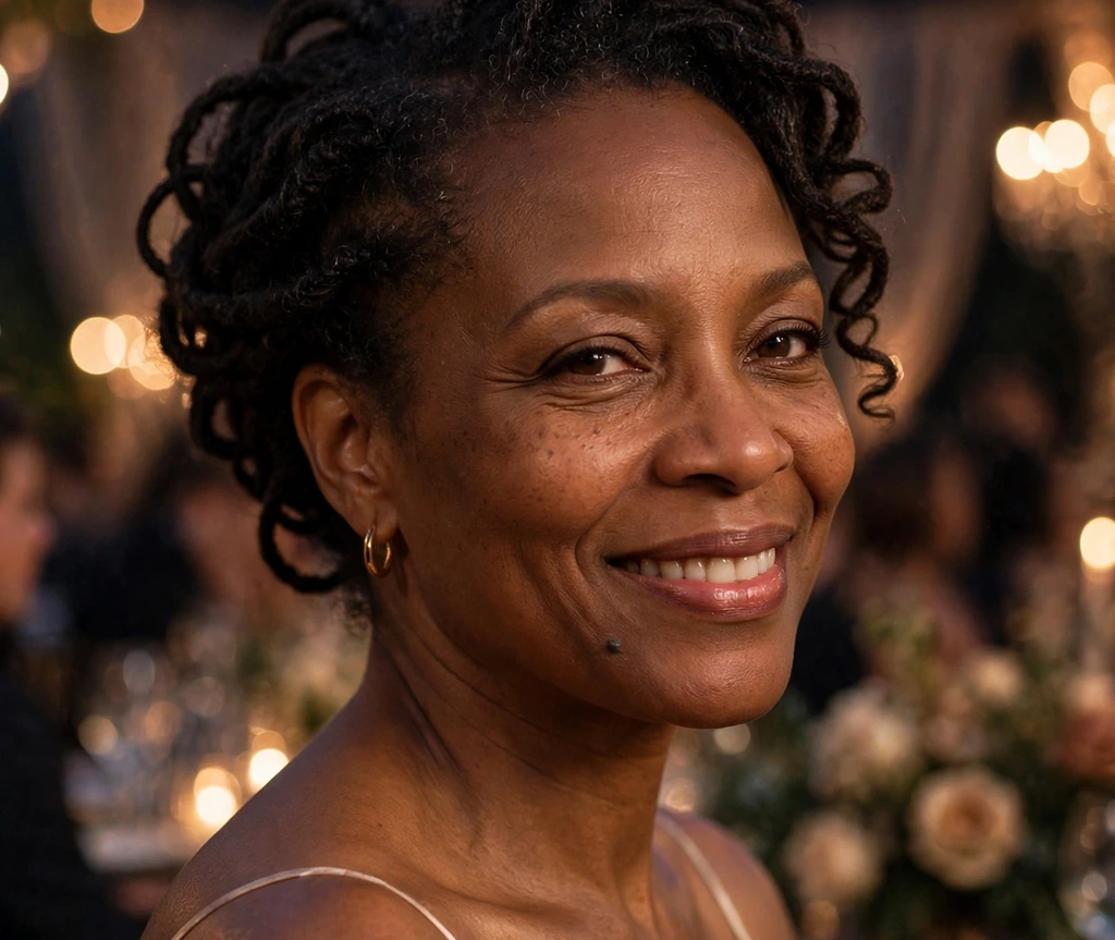Short twist-out with flat twists at the front