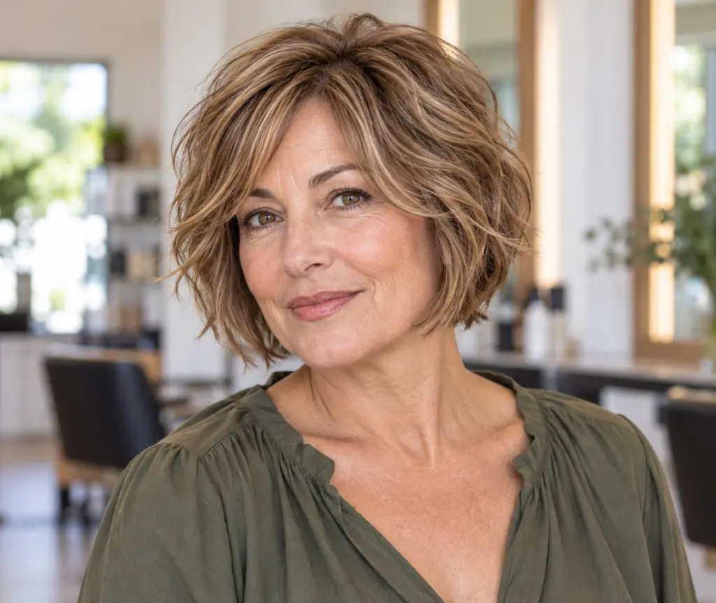 Short Shaggy Bob