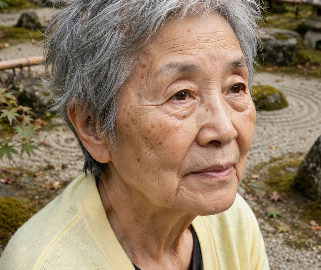 Wispy spiky layered haircut for women over 50