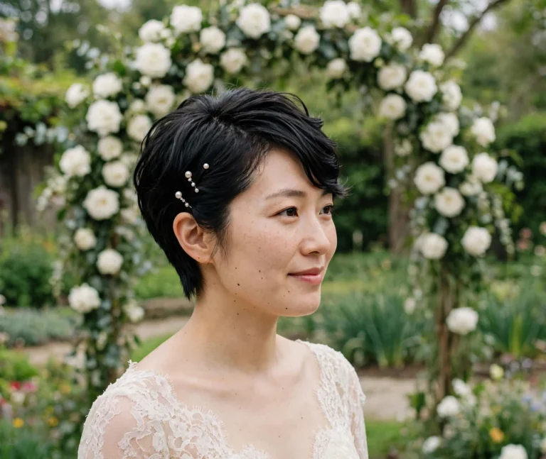 36 Beautiful Short Wedding Hairstyle Ideas For Women