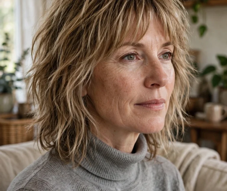 52 Flattering Shoulder Length Hairstyles For Thin Hair Over 50