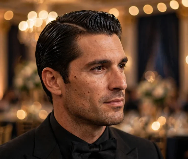 35 Sharp Slick Back Hairstyles For Men For A Timeless, Confident Look