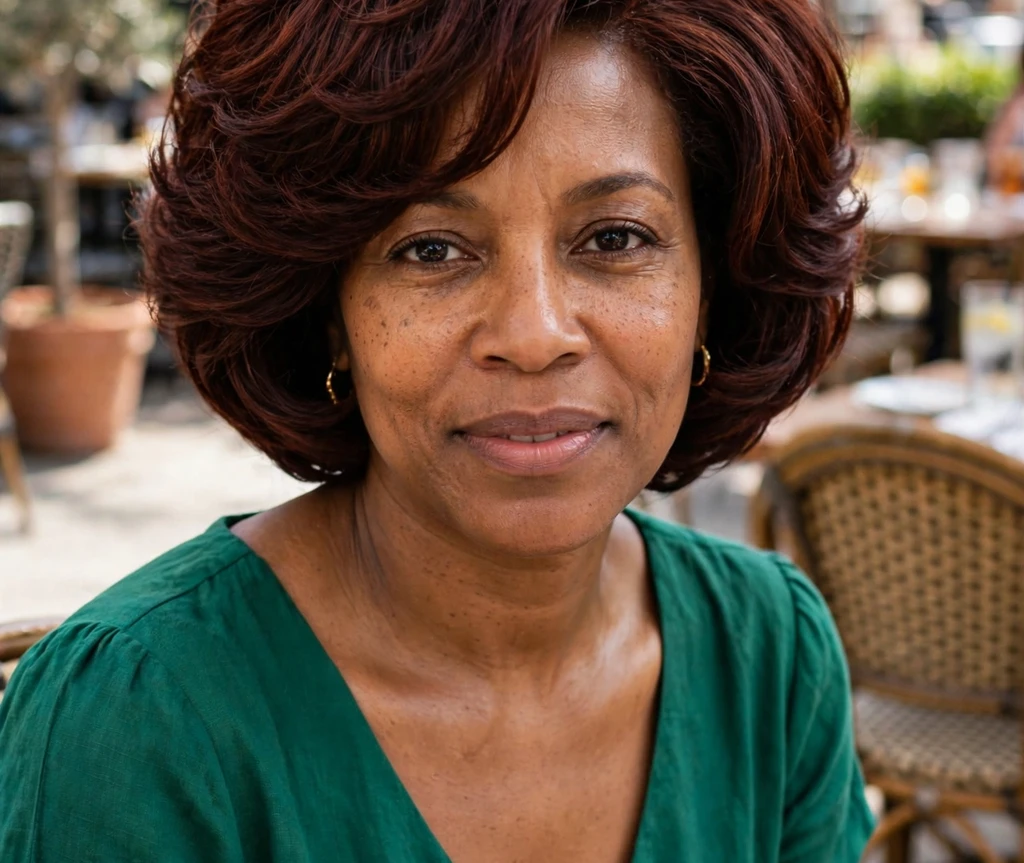 Full-bodied stacked bob for fine hair