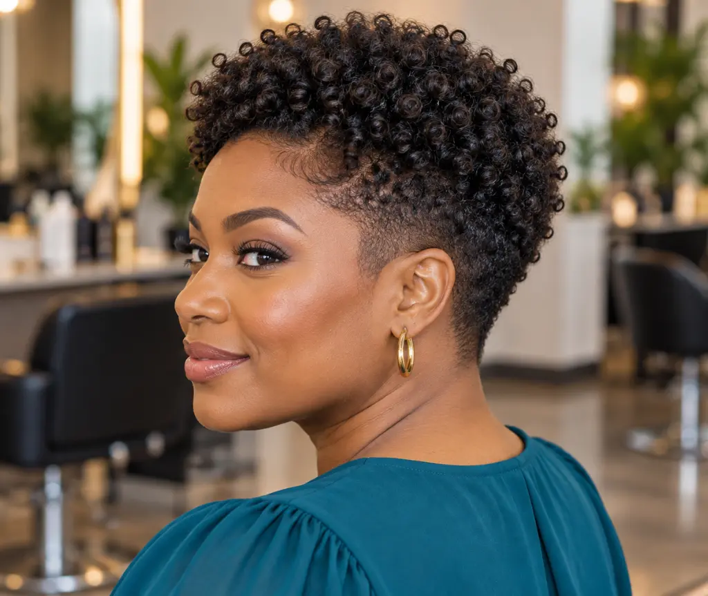Tapered Natural Curls