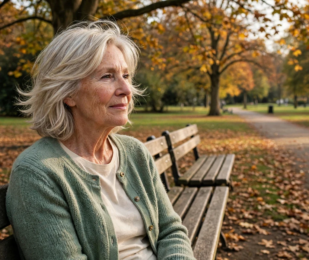 Feathered mid-length silver-blonde cut with airy flicked ends