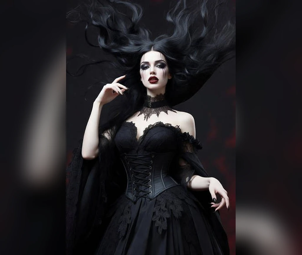 44 Enchanting Vampire Hair Ideas For Women Full Of Gothic Beauty